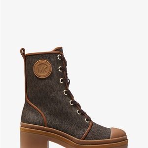 Corey Logo Combat Boot